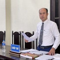 Luật sư Trịnh Văn Dũng tranh tụng vụ án hình sự