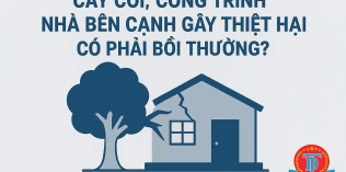 Cây cối, công trình nhà bên cạnh gây thiệt hại có phải bồi thường?