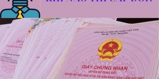 Thủ tục cấp đổi sổ đỏ mới nhất?