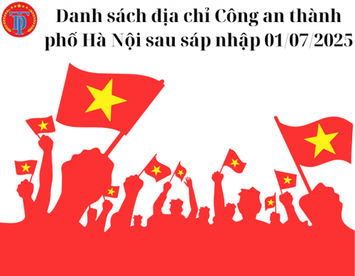 Địa chỉ Công an 126 xã, phường tại Hà Nội (Cập nhật mới nhất 01/7/2025)