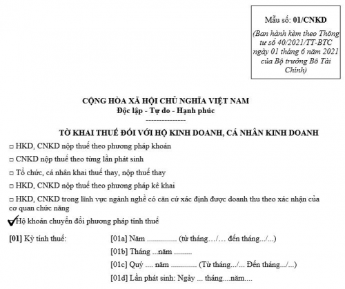 Bỏ thuế khoán 2026 Hộ kinh doanh phải tính thuế thế nào?