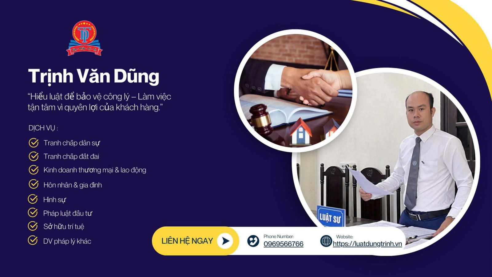 Luật sư Trịnh Văn Dũng, Đoàn Luật sư thành phố Hà Nội tư vấn pháp luật