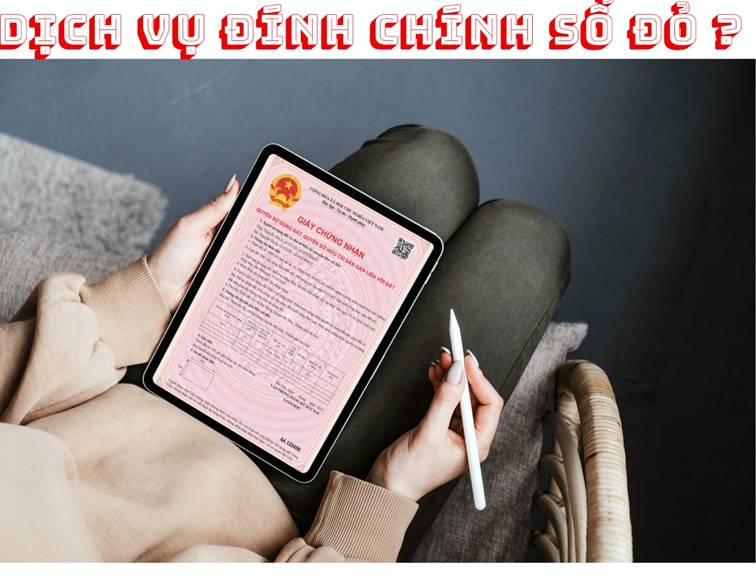 Dịch vụ đính chính sổ đỏ?