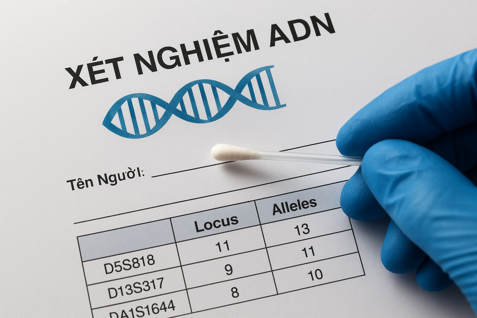 Dịch vụ xét nghiệm ADN cho con trọn gói?