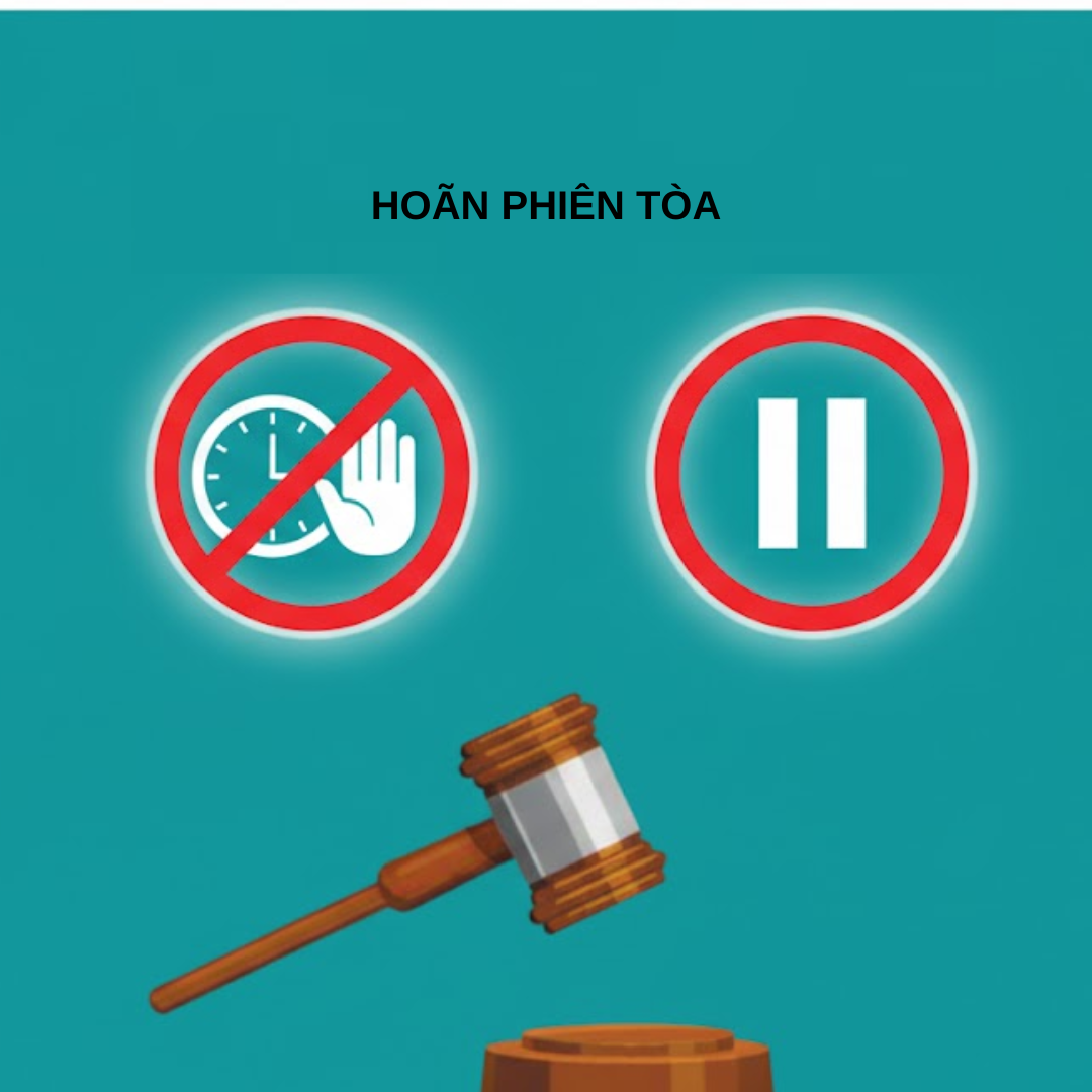 Điều kiện hoãn phiên tòa dân sự?