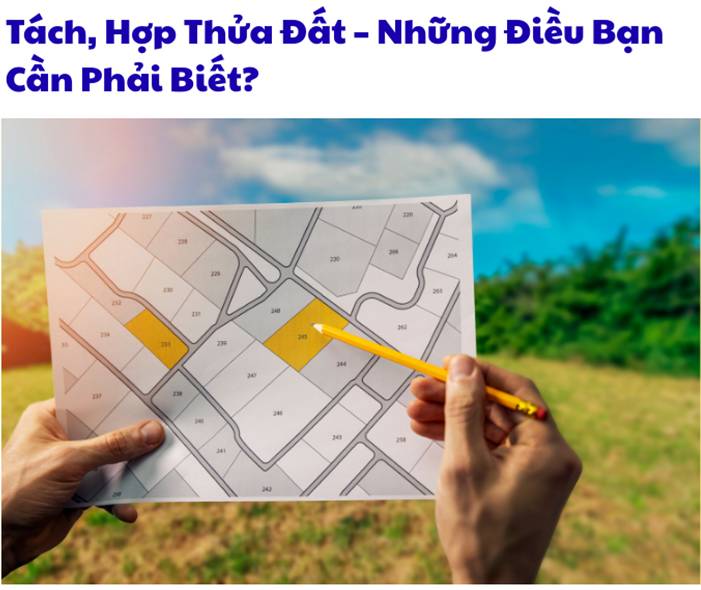 Thủ tục tách thửa đất mới nhất từ 01/7/2025?